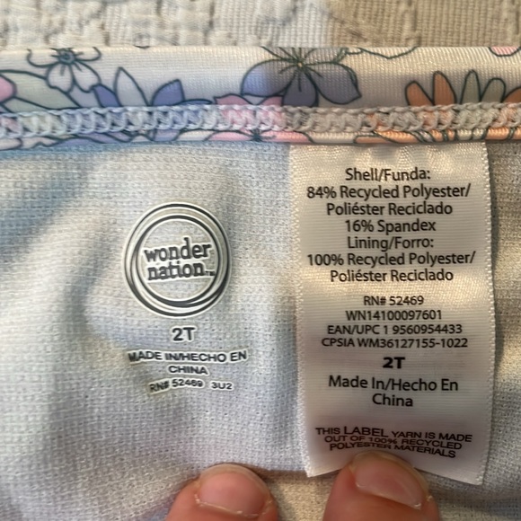 🎯EUC! Wonder Nation 2 Piece Swimsuit - Picture 8 of 8